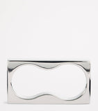 Tom Wood double square sterling silver ring, imported from the UK