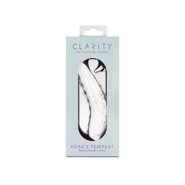Clarity Hera's Tempest glass dildo 5.5 inches, UK version
