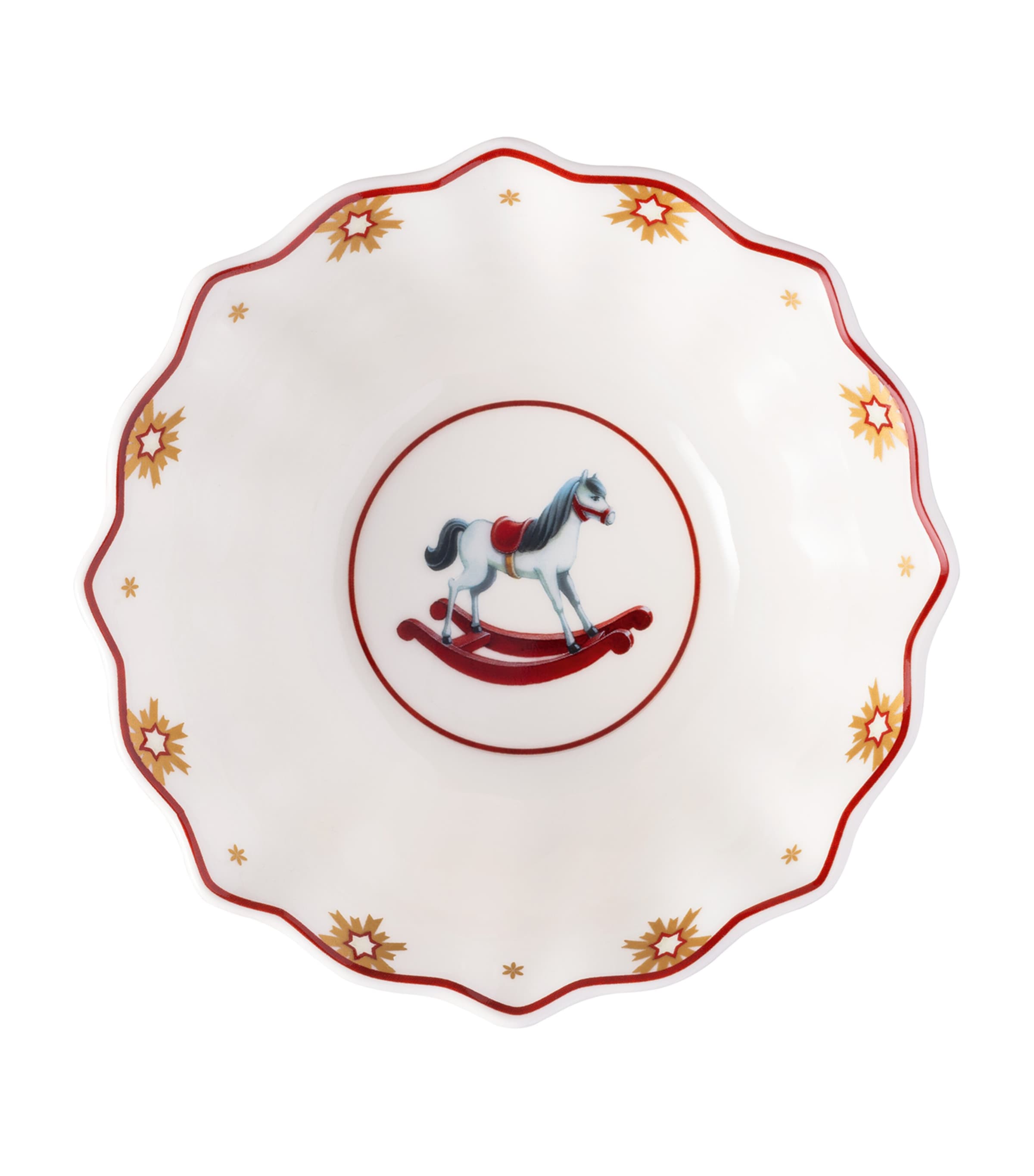 Villeroy & Boch porcelain rocking horse Toy's Delight 6-piece breakfast set (British brand)