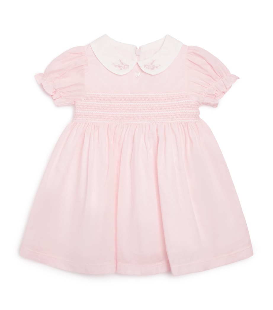 Patachou Cotton Smocked Dress 6 Months - 4 Years, imported from the UK