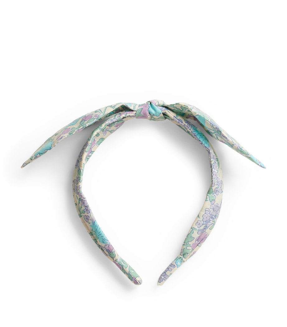 Bonpoint Liberty cotton hairband with floral print - British product