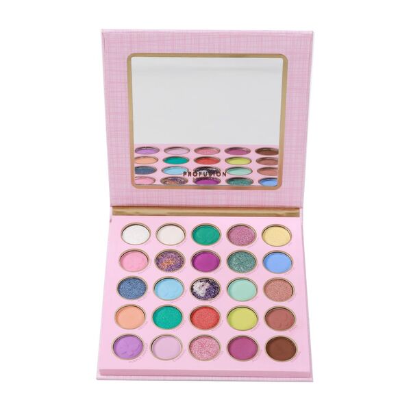 Profusion Cosmetics Free Spirit eyeshadow palette 25 shades, UK version