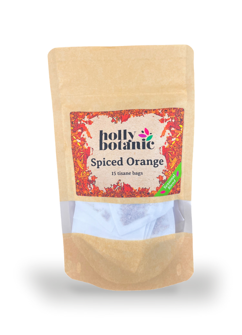 Holly Botanic spiced orange tisane 15 tea bags - British product