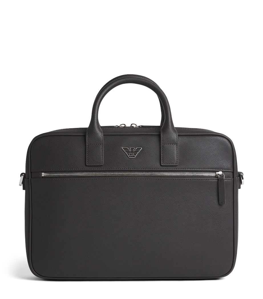 Emporio Armani Saffiano Leather Briefcase, UK version