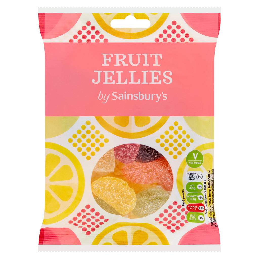 Sainsbury's Fruit Jellies Sweets 225g