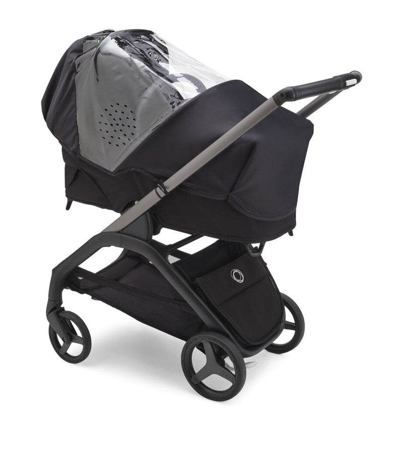 Bugaboo pushchair rain cover with transparent panel for bassinet and chair - British product