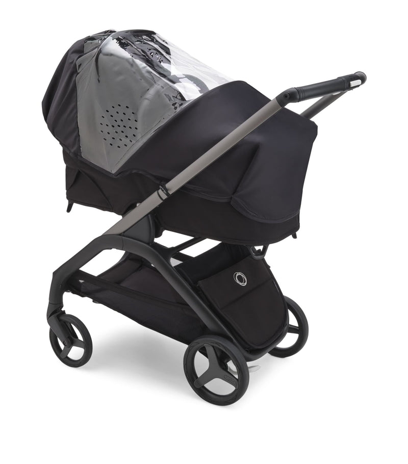 Bugaboo pushchair rain cover with transparent panel for bassinet and chair - British product