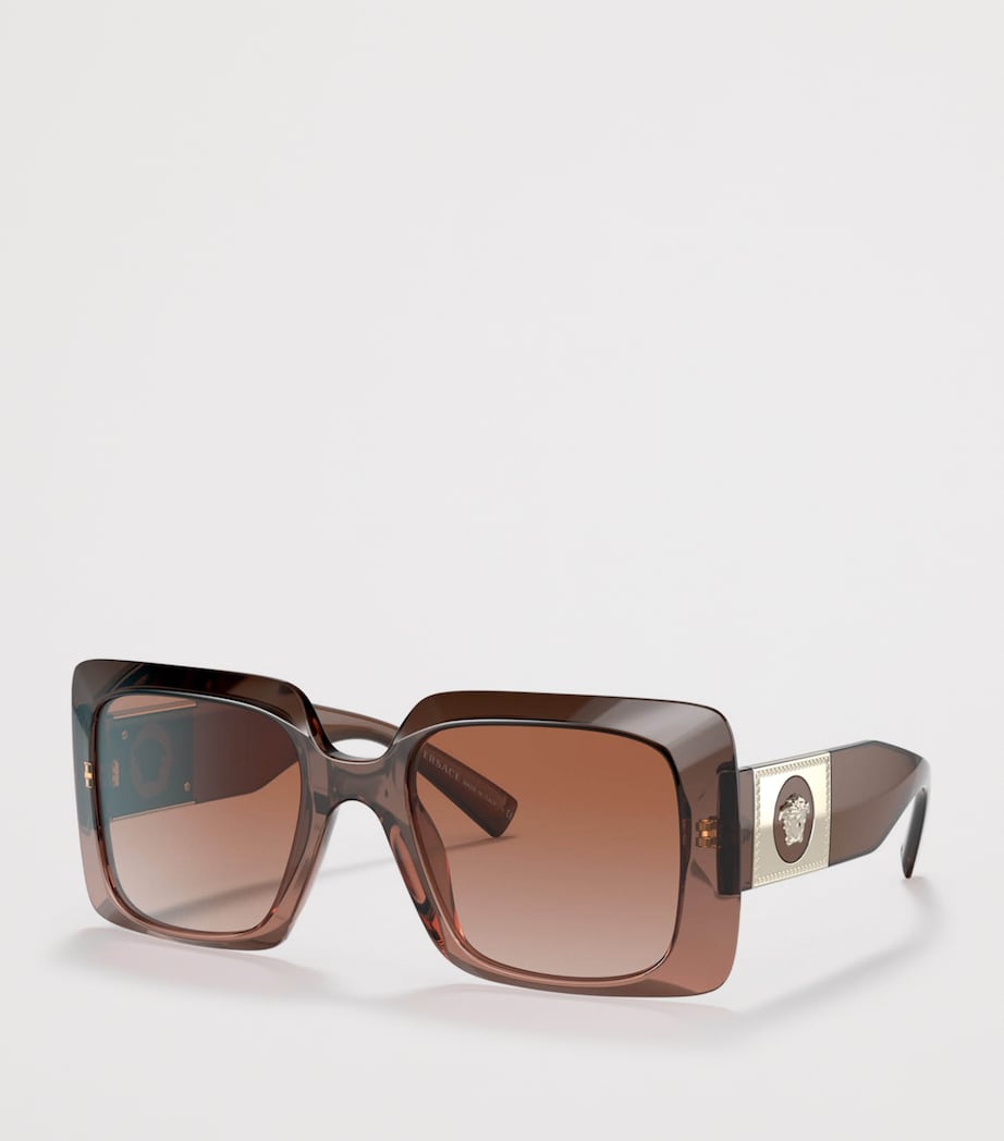 Versace acetate square gradient sunglasses, imported from the UK