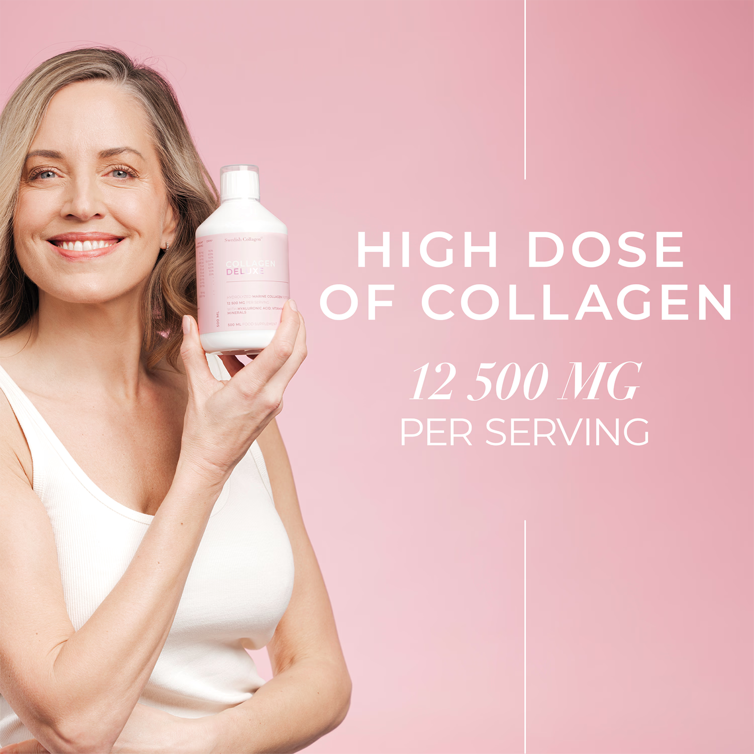 Swedish Collagen Marine Collagen Shot Berry Flavour 500ml (British brand)