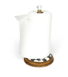 MacKenzie-Childs Courtly Check paper towel holder, imported from the UK
