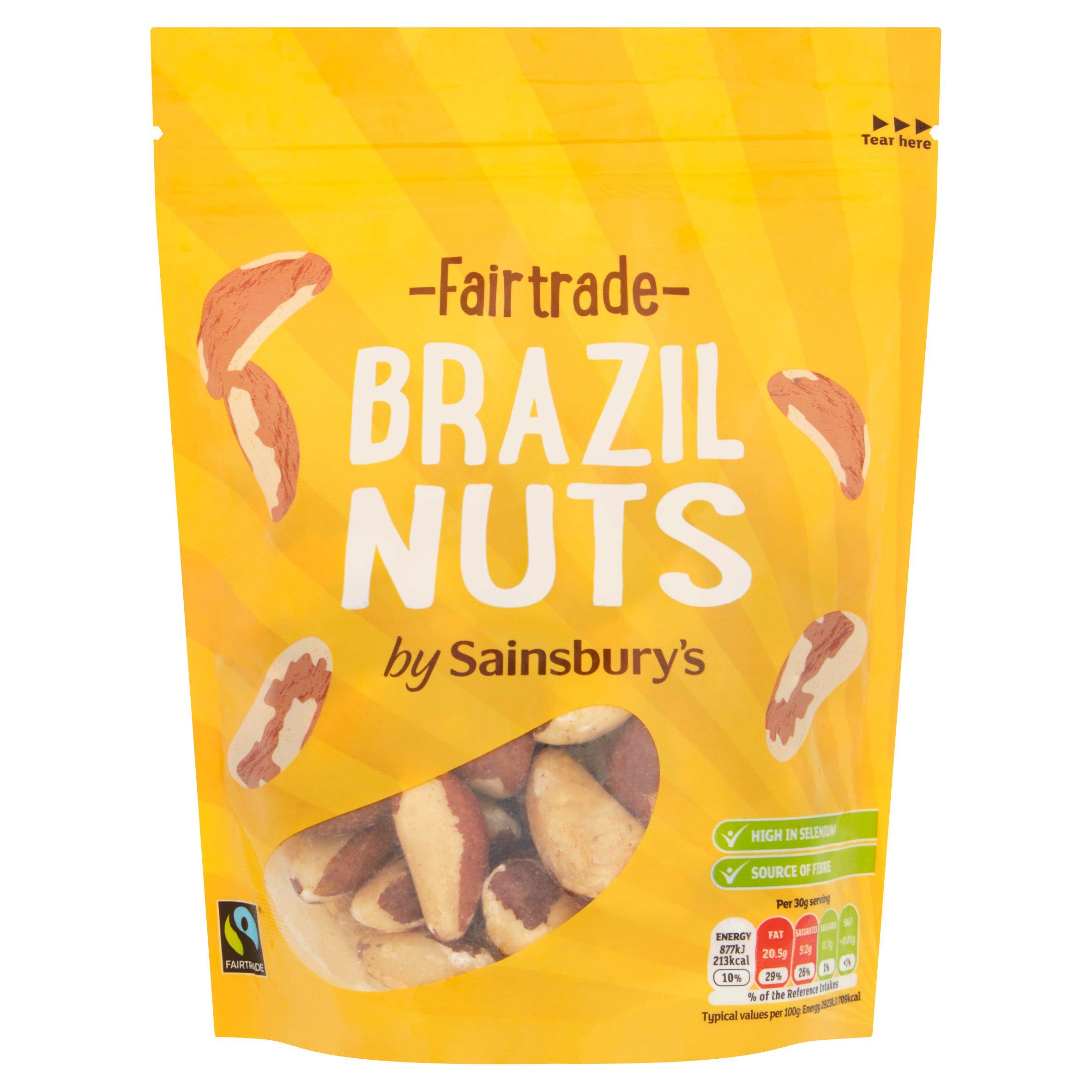 Sainsbury's Fairtrade Brazil Nuts 300g Lunchbox snacking Sainsburys   