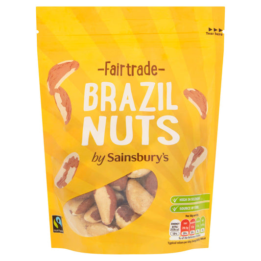 Sainsbury's Fairtrade Brazil Nuts 300g Lunchbox snacking Sainsburys   