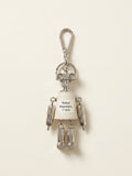 Prada robot Saffiano leather bag charm 19cm, imported from the UK