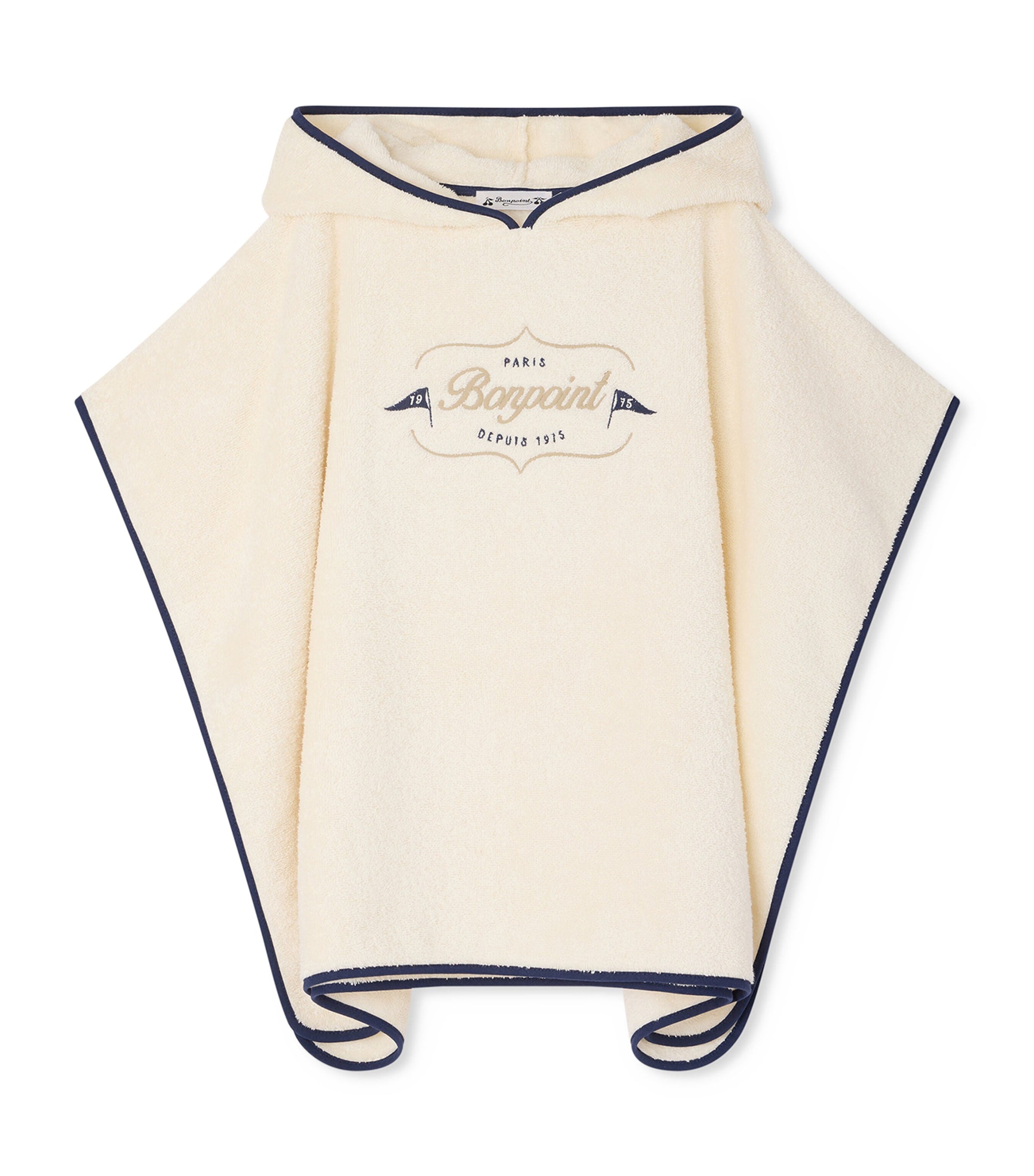 Bonpoint cotton logo towel poncho 4-8 years - British product