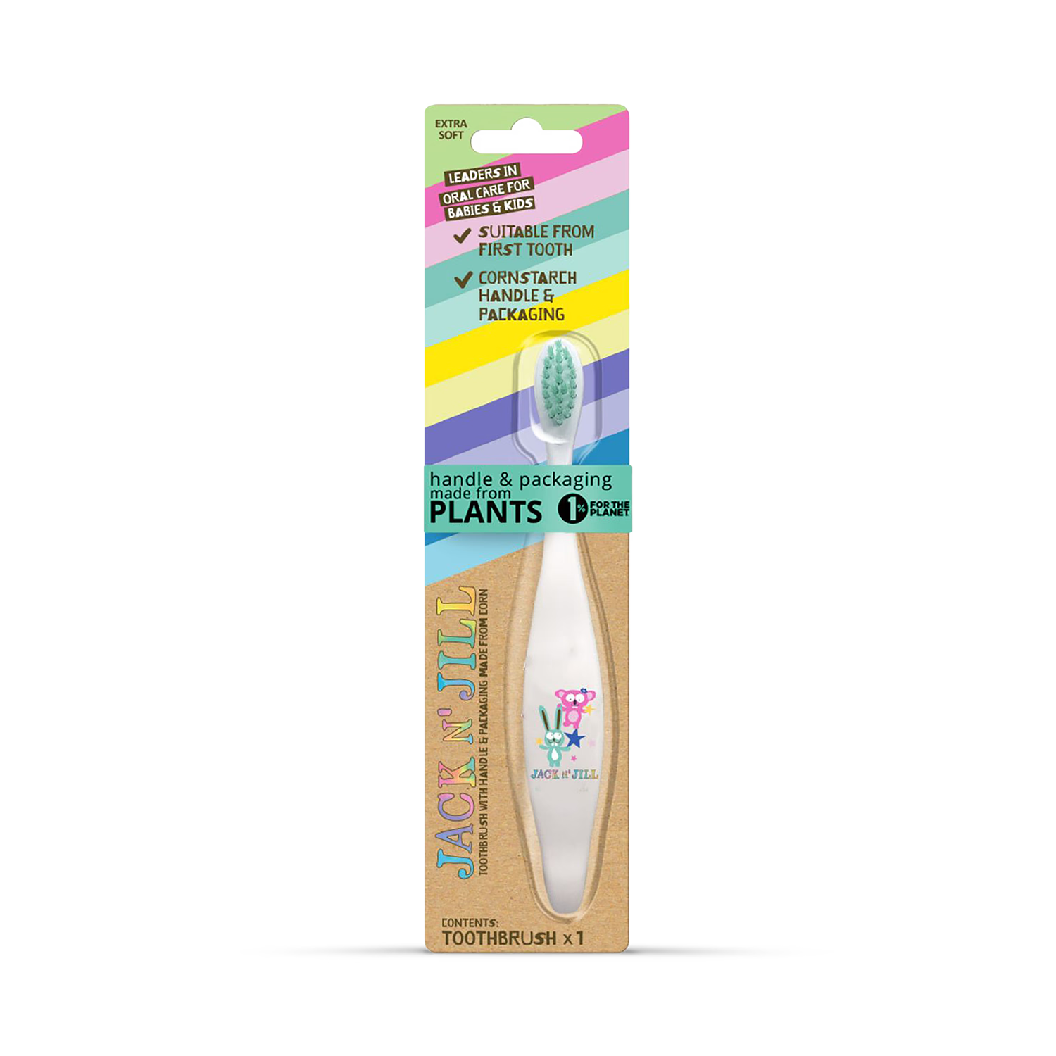 Jack N' Jill kids toothbrush assorted (British brand)