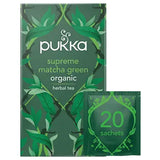Pukka Herbs Supreme Matcha Green Tea 20 teabags, imported from the UK