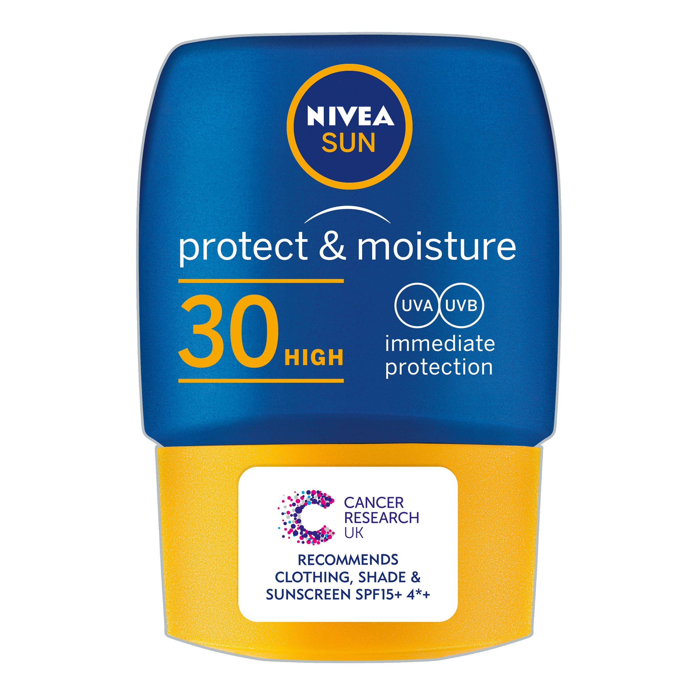 Nivea Sun Protect & Moisture Sun Cream To Go SPF30 50ml GOODS Sainsburys   