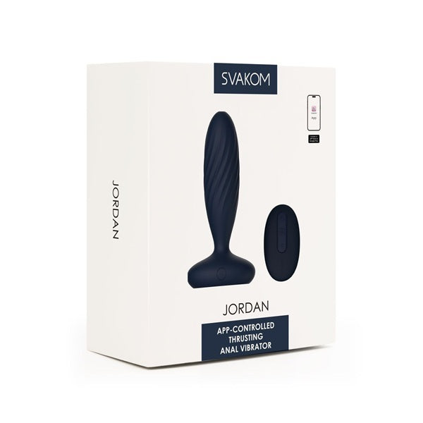 Svakom Jordan app-controlled thrusting anal vibrator, imported from the UK