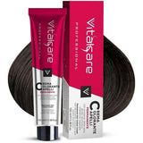 Vitalcare permanent hair color 4/00 Chestnut 100ml (British brand)