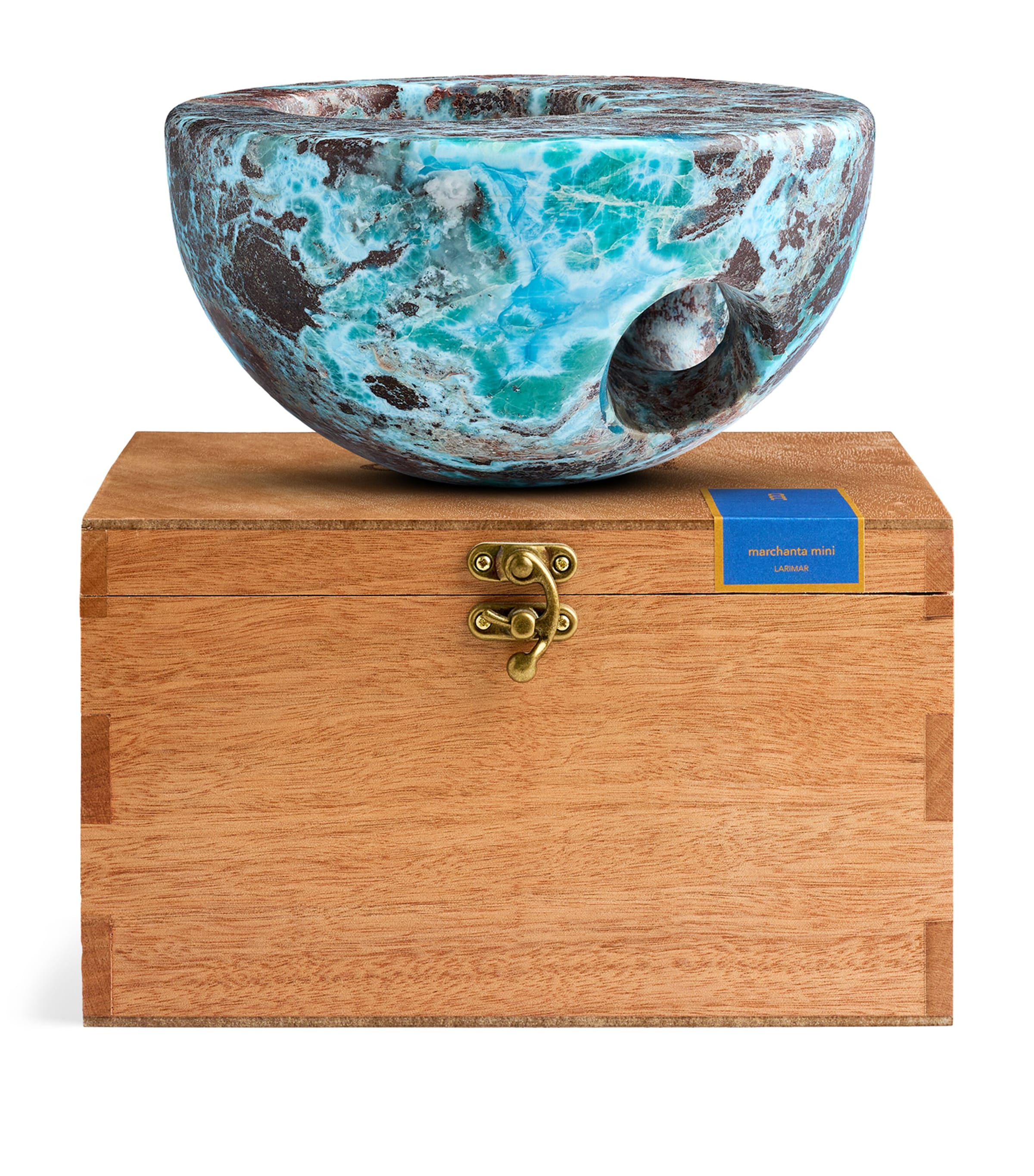 Marchanta Mini Larimar candle 60g, imported from the UK