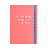 Habitat Hot Tropics Harbound Notebook with Band A4 GOODS Sainsburys   