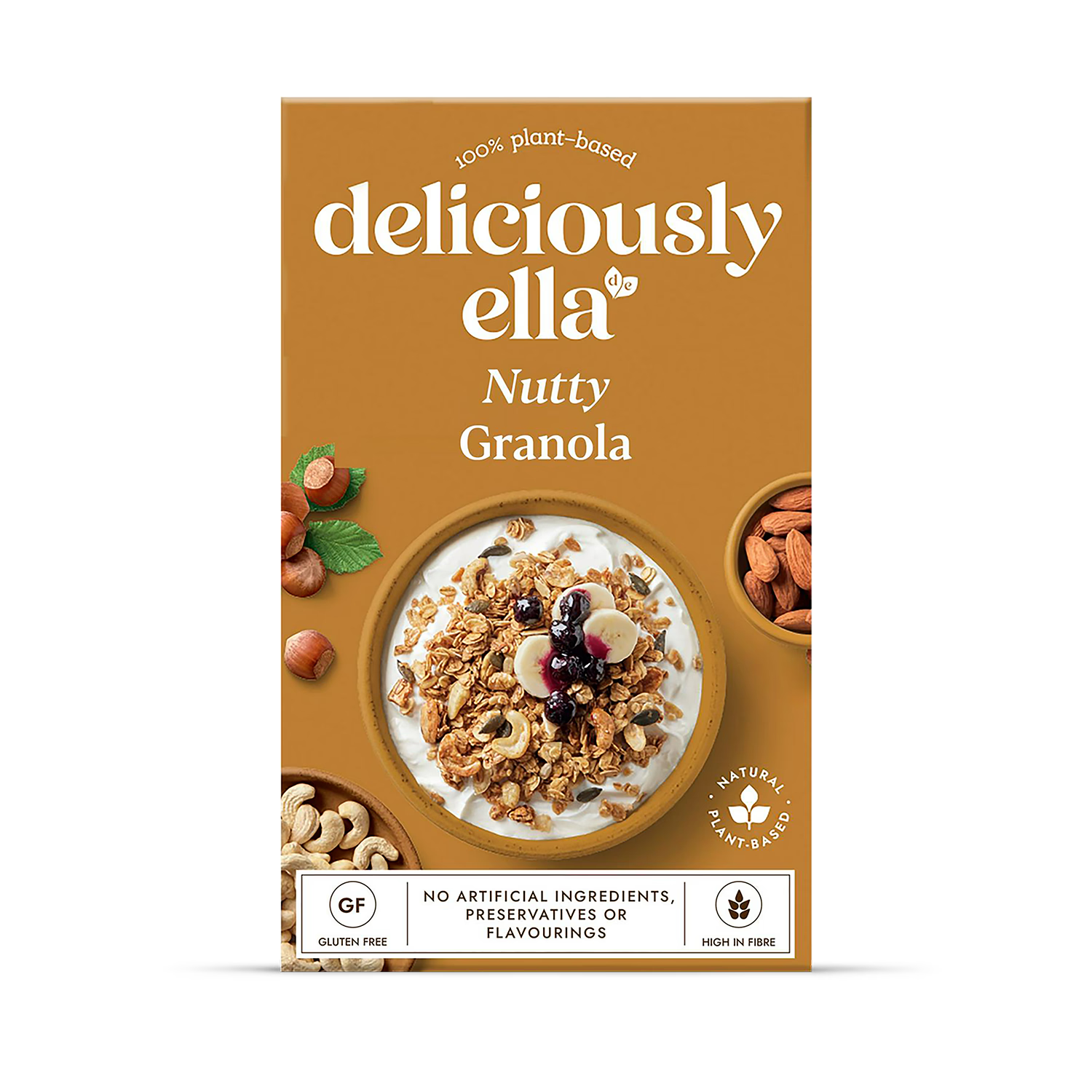Deliciously Ella nutty granola 380g bag - British product