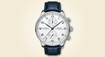 Harrods IWC Schaffhausen Stainless Steel Portugieser Chronograph Watch 41mm- Buy online at McGrocer