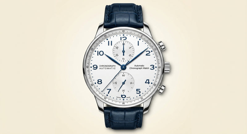 IWC Schaffhausen Portugieser Chronograph watch 41mm, imported from the UK