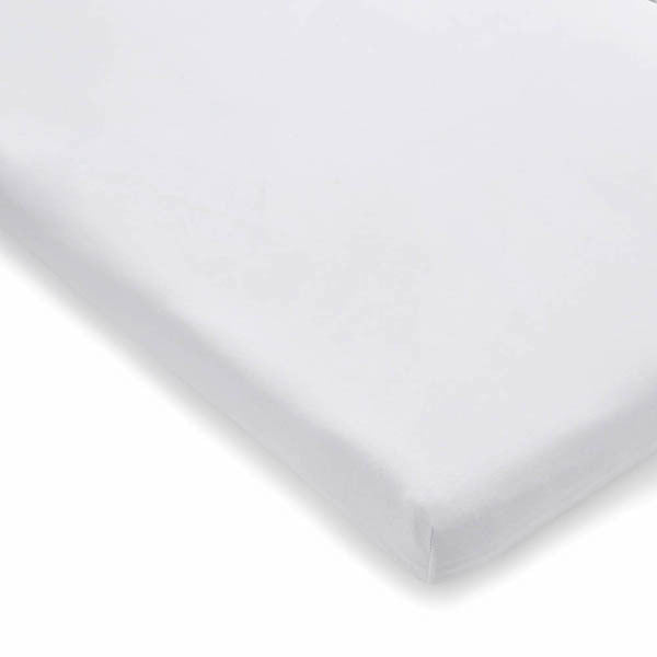 Martex Baby Twin Pack Fitted Sheet Cot White