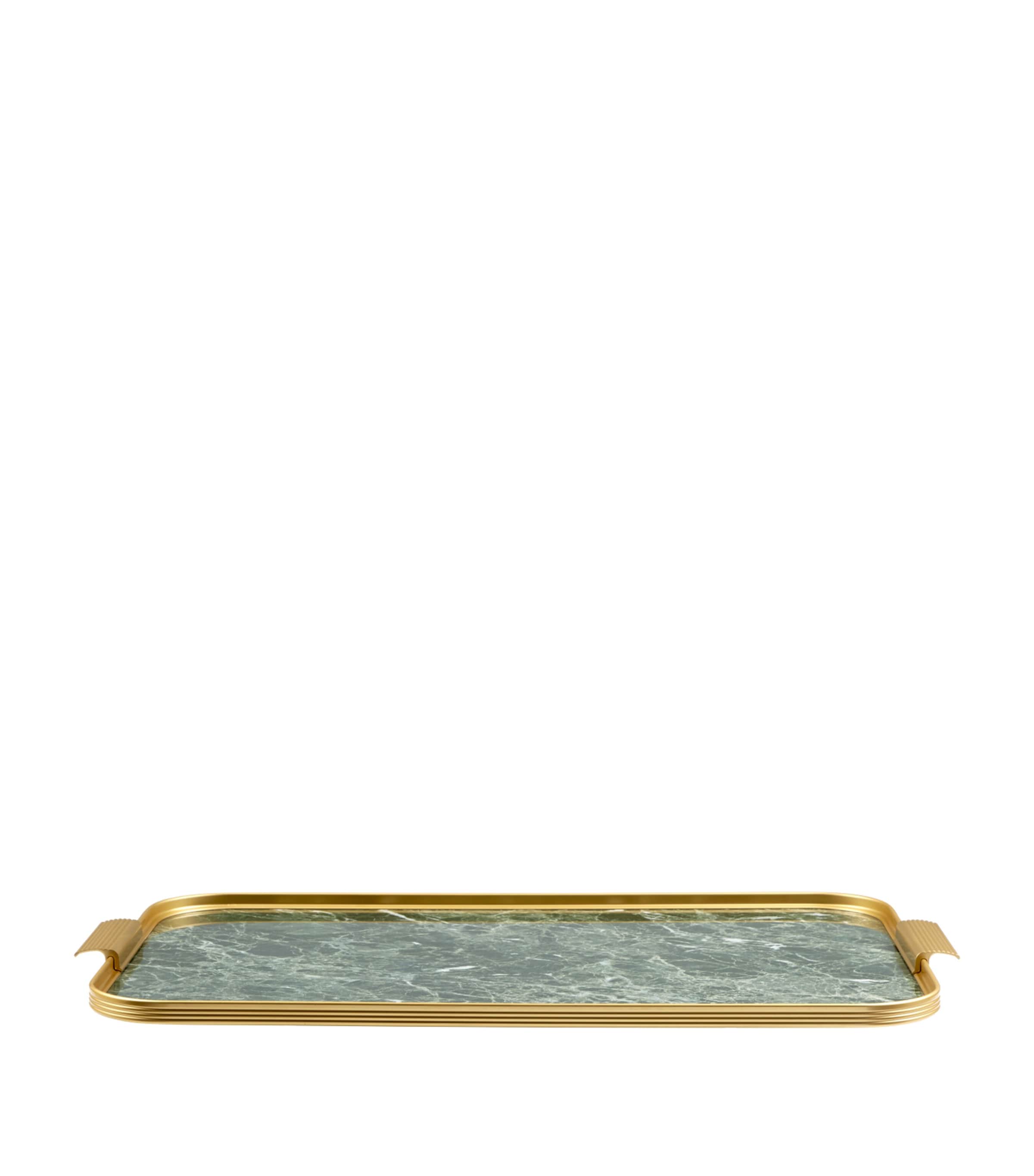Kaymet Marble Ribbed Tray, UK version