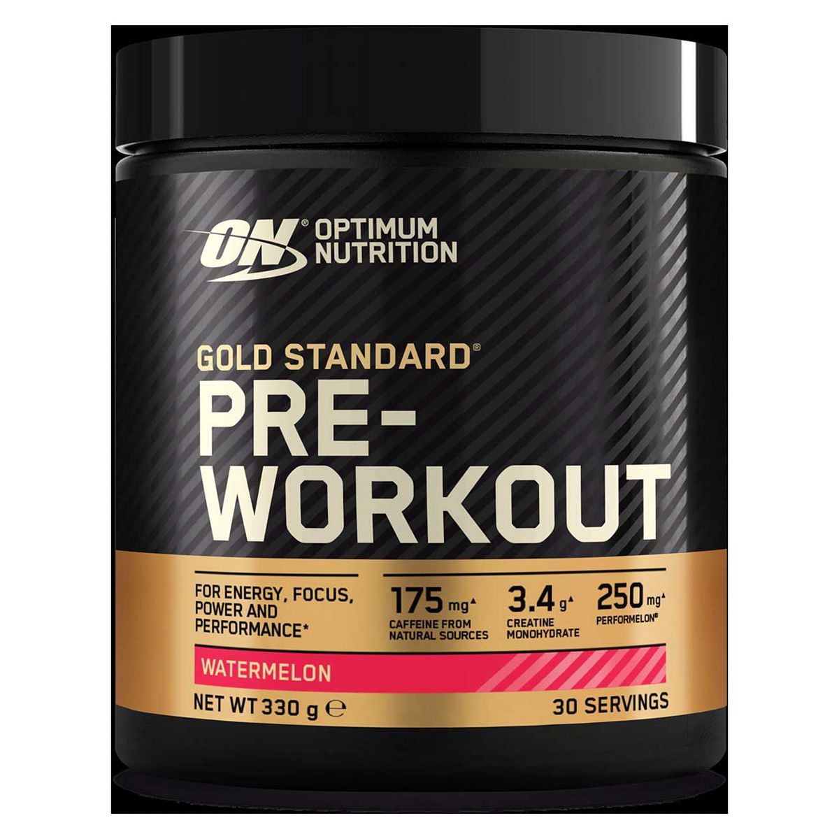 Optimum Nutrition Gold Standard Pre-Workout Watermelon 330g Pre Workout Supplements Boots   