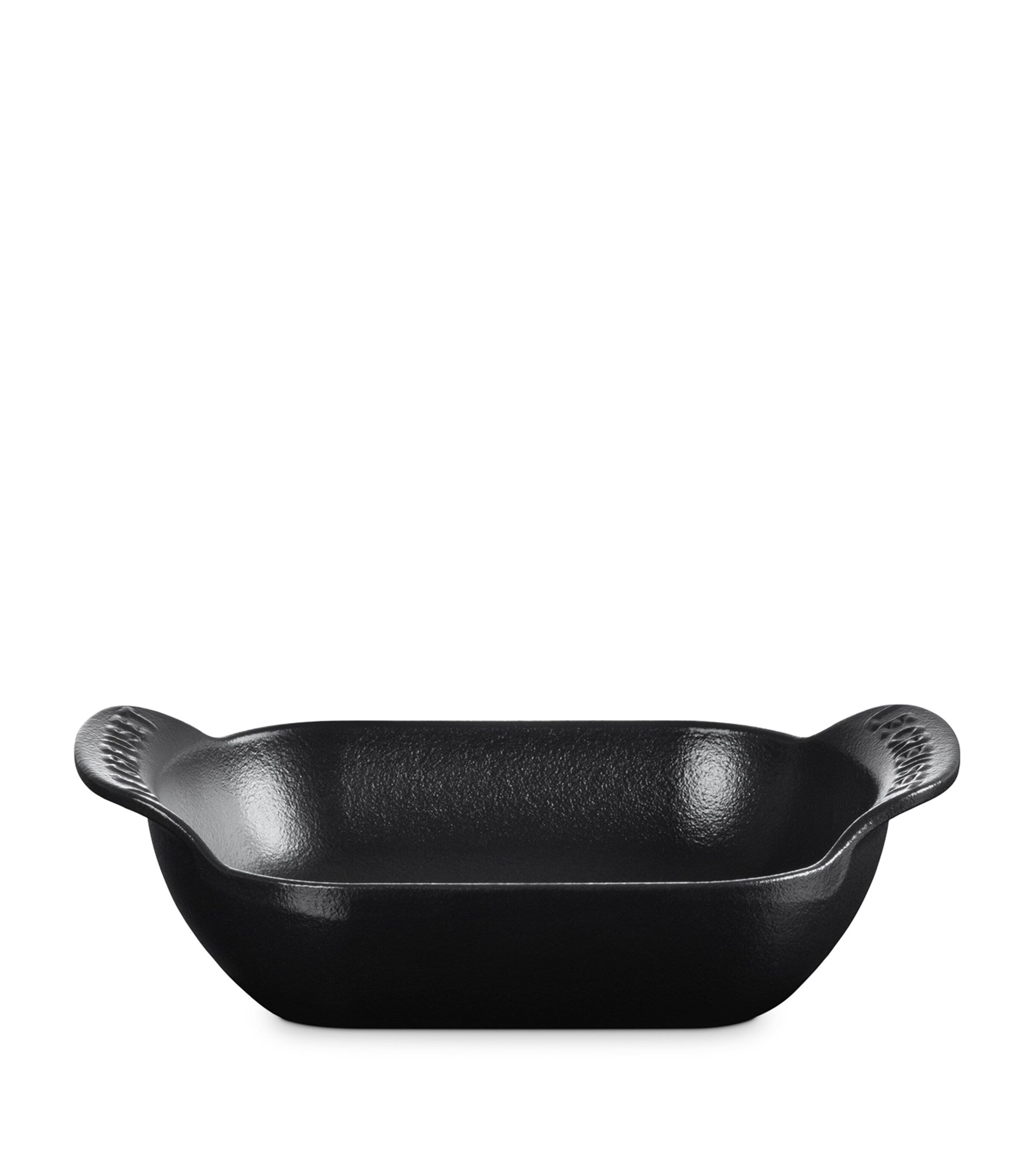Le Creuset cast iron rectangular mini bakers set of 4, 300ml each, UK version