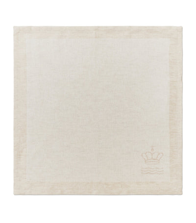 Harrods Royal Copenhagen Set of 2 Jacquard Waves Fabric Napkins 45cm x 45cm- Buy online at McGrocer