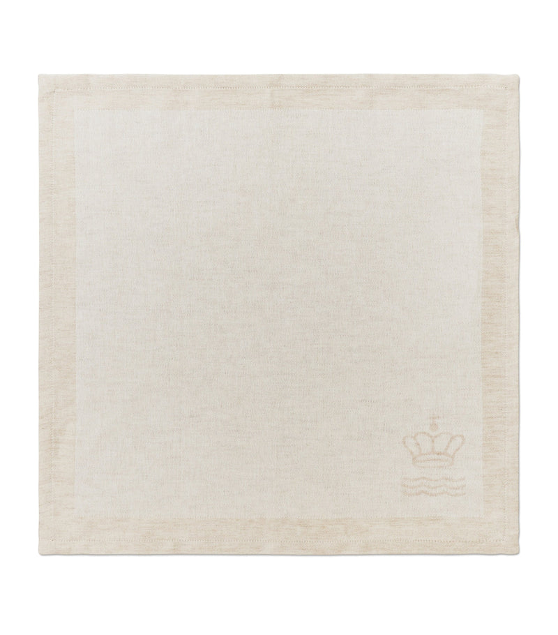 Royal Copenhagen Jacquard Waves fabric napkins 45cm x 45cm, imported from the UK