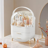 Livingandhome white makeup organizer with drawers - British product