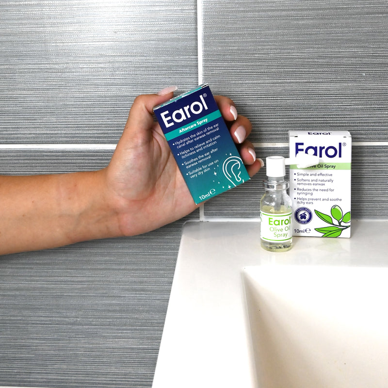 Earol after care oil spray 10ml, imported from the UK