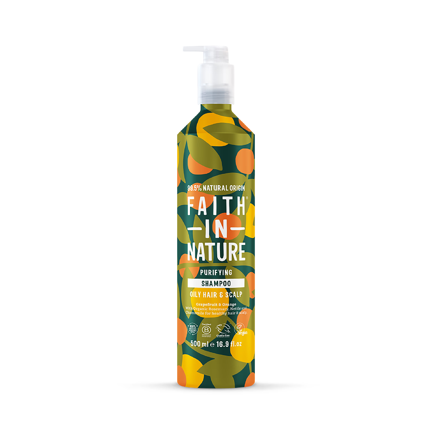 Faith In Nature Grapefruit & Orange shampoo 500ml - British product