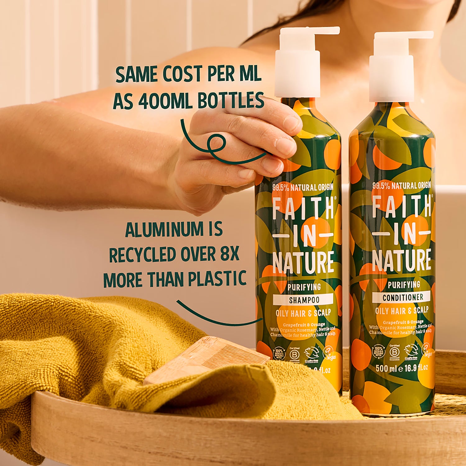 Faith In Nature Grapefruit & Orange shampoo 500ml - British product