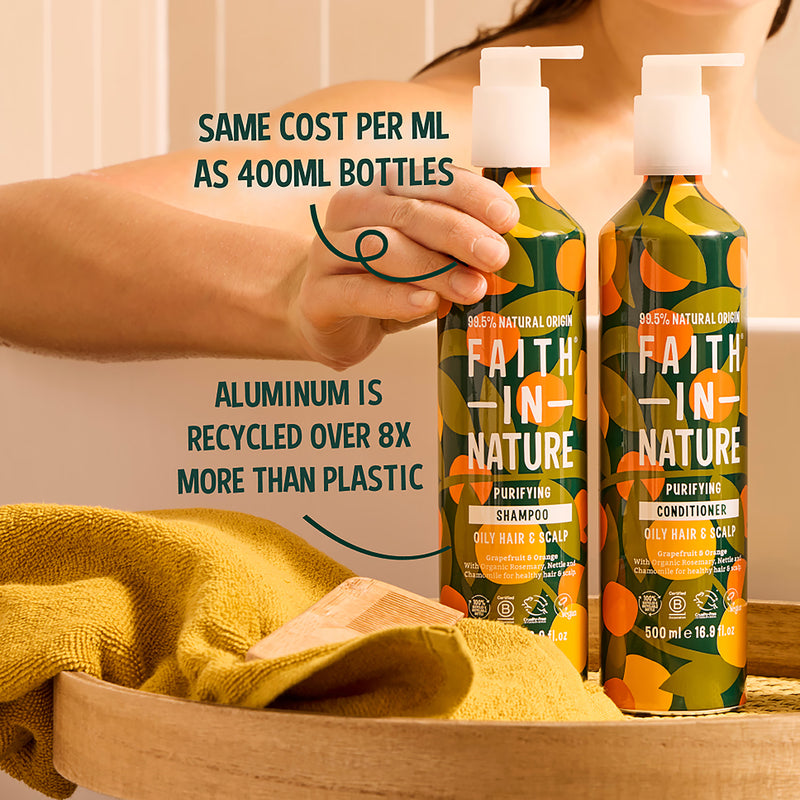 Faith In Nature Grapefruit & Orange shampoo 500ml - British product