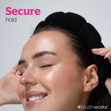 Brushworks black cloud terry cloth headband, UK version