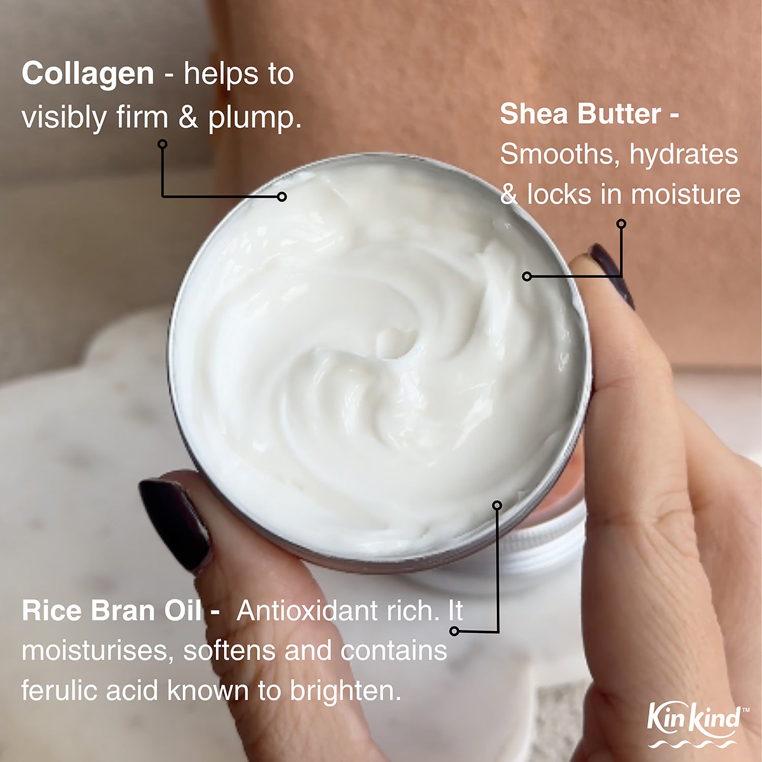 REPLENISH me! Collagen & Super-Nutrient night cream, imported from the UK