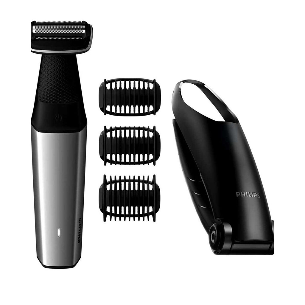 Philips Series 5000 Cordless and Showerproof Body Groomer with Extendable Back Attachment and Skin Comfort System, BG5020/13