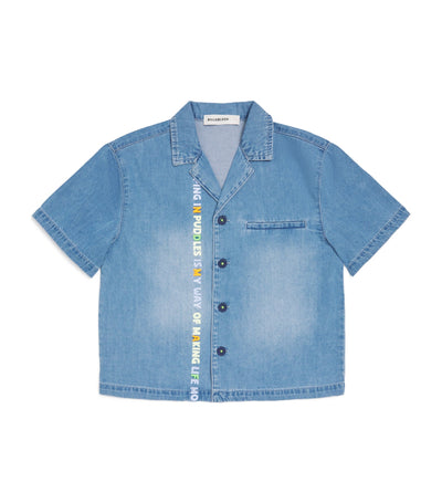Chemise en jean brodé Billieblush pour enfants (4-10 ans) - Acheter en ligne sur McGrocer