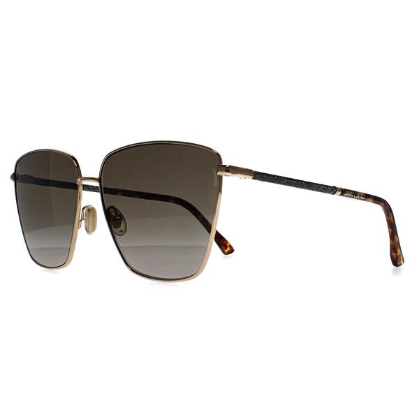 Jimmy Choo LAVI/S gold gradient aviator sunglasses - British product