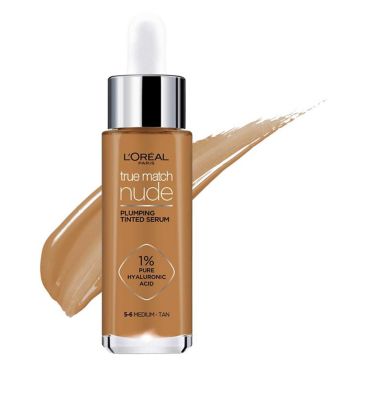 L'Oreal Paris True Match Nude Plumping Tinted Skin Serum, 1% Hyaluronic Acid GOODS Boots 5 - 6  