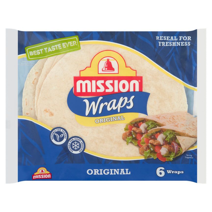 Mission Deli 6 Original Wraps