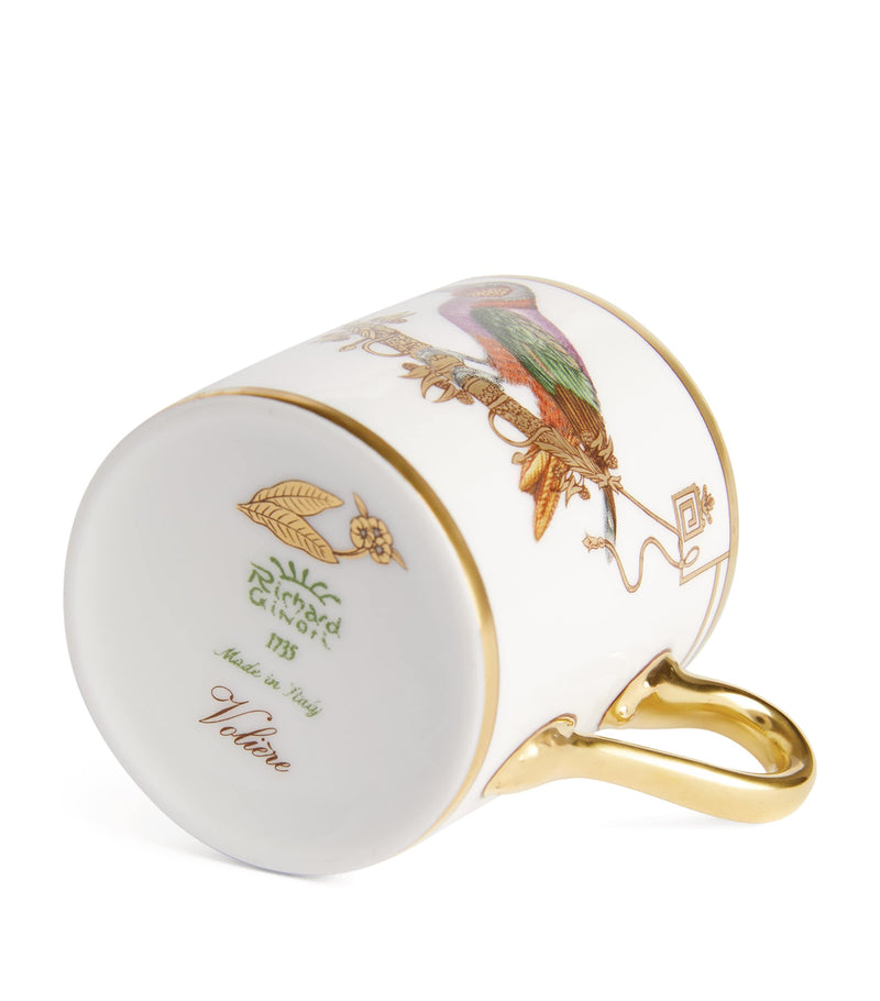 GINORI 1735 Volière Perroquet Nestor espresso cup - British product