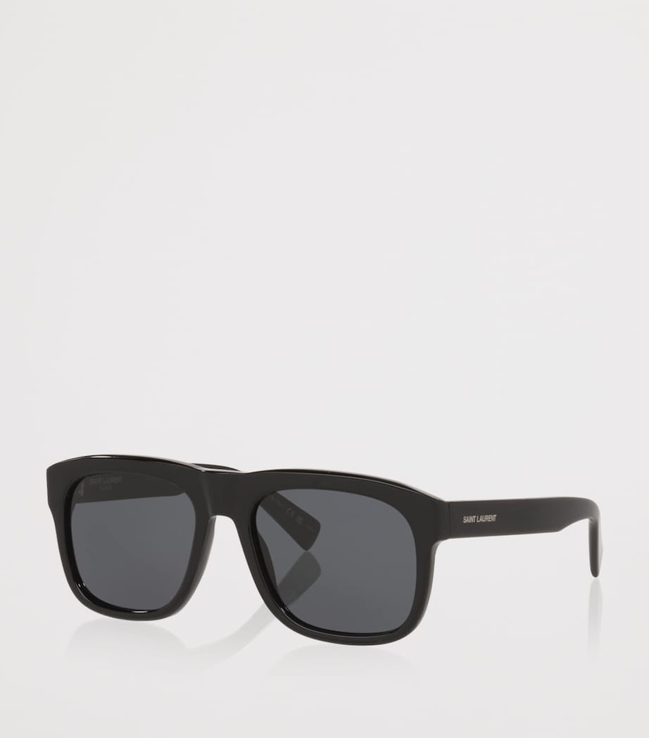 Saint Laurent SL 558 rectangular acetate sunglasses, imported from the UK