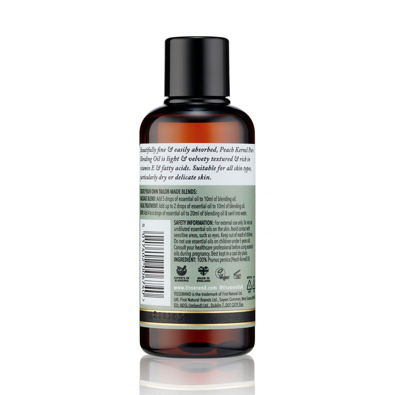 Tisserand peach kernel blending oil 100ml, imported from the UK