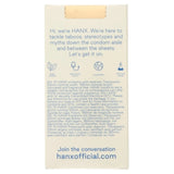 HANX vegan condoms standard size 10 pack, imported from the UK